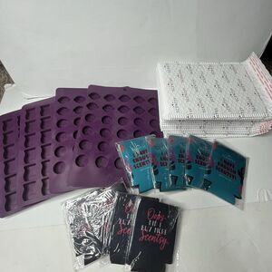 Scentsy Starter Kit Silcone Wax Molds  Shipping Supplies Koozies LOT